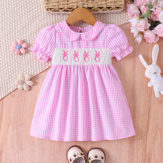 Toddler Girls Checkered A-Line Dress