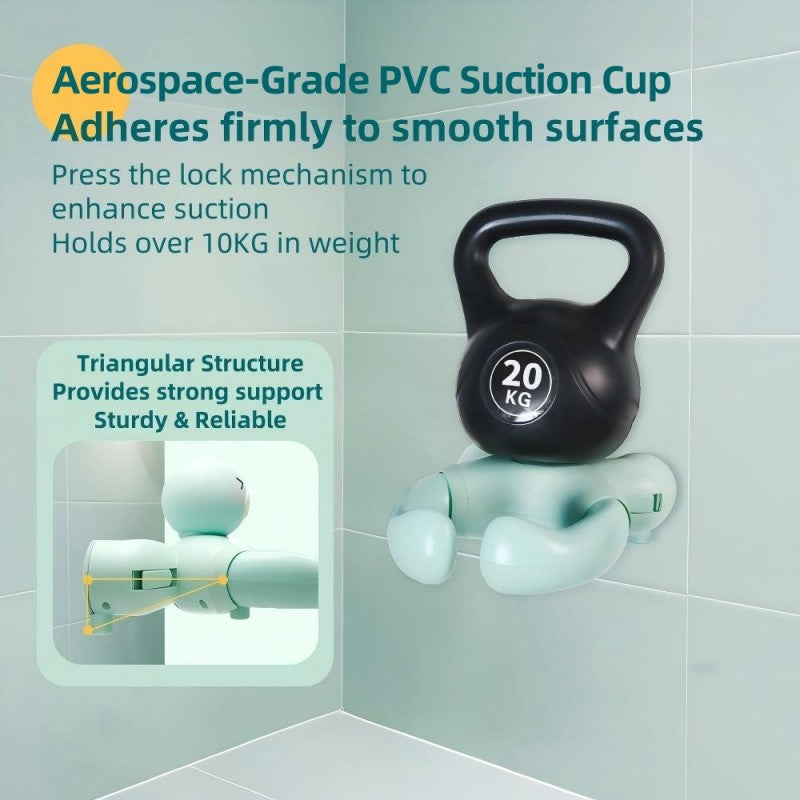 MiniJones Baby Bath Stand, Wall-Mounted Suction Cup Shower Holder