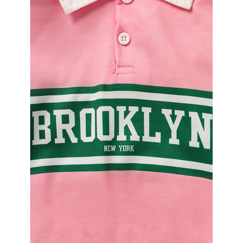 Toddler Girls 2 Piece Outfit Colorblock Letter Graphic Print Sweatshirt And Pleated Skirt Set