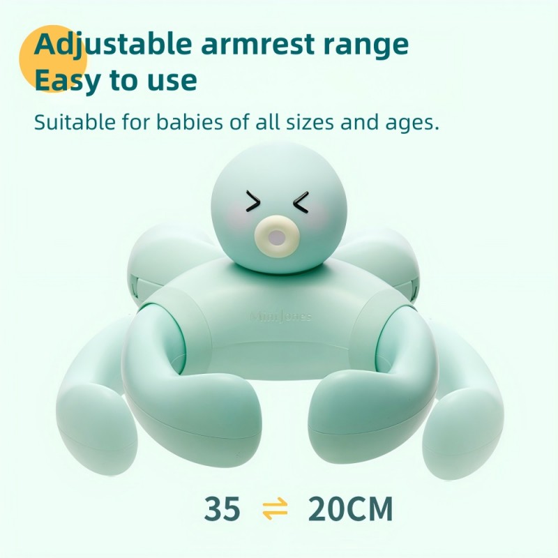 MiniJones Baby Bath Stand, Wall-Mounted Suction Cup Shower Holder